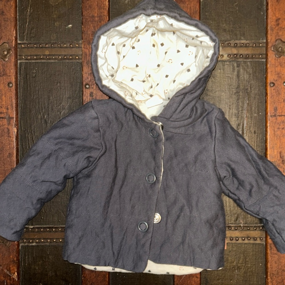 Hema baby coat; (12 months)